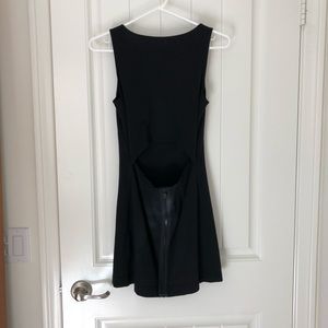Theory Open Back Mini Dress